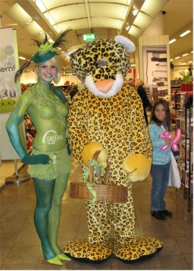 Bodypainting Kaufhof